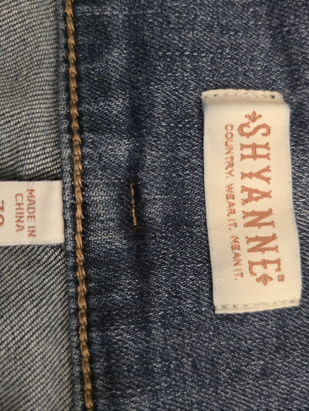 Shyanne 70s Retro Wide Leg Palazzo western 3 Trendy Denim Jeans. Ladies 30/34 - Picture 12 of 13